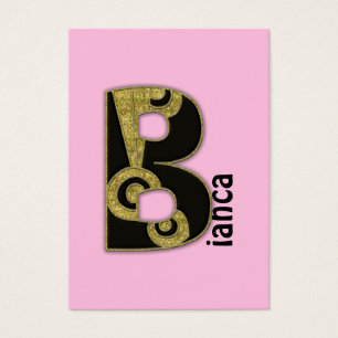 monogramme rétro - B