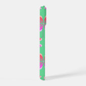 Monogramme rétro floral vert rose (Côté droit)