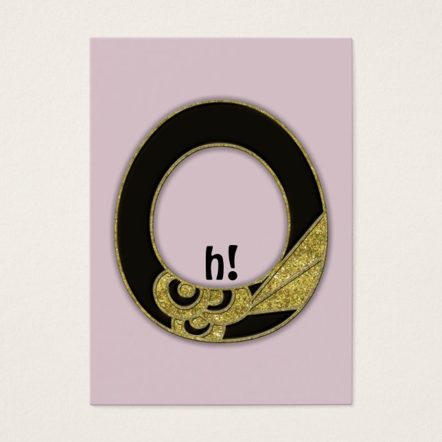 monogramme rétro - O (Devant)