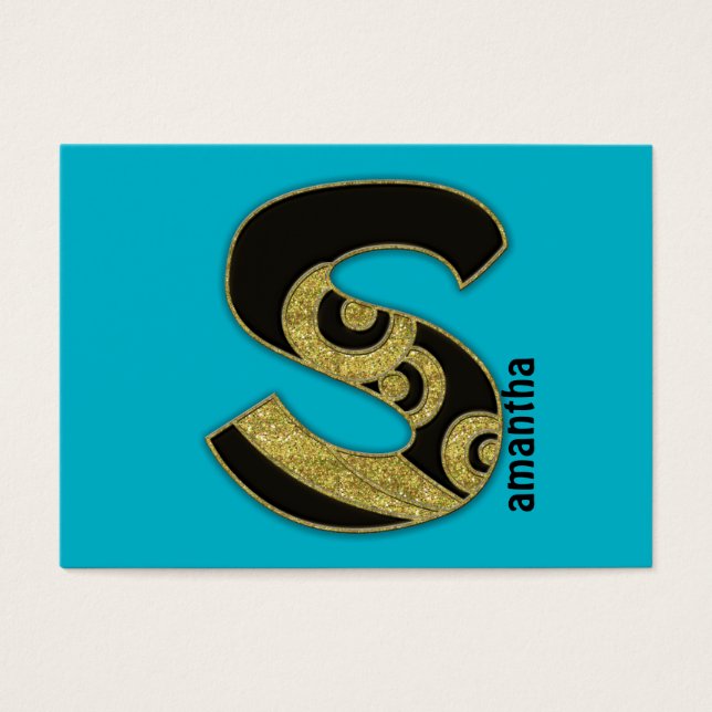 monogramme rétro - S (Devant)