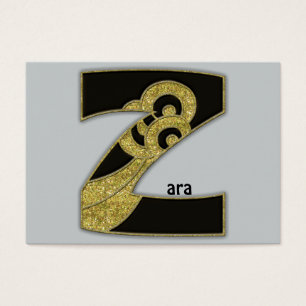 monogramme rétro - Z
