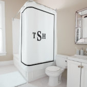 Monogramme rideau de douche HAMbyWG (En situation)