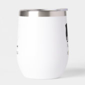 Monogramme romantique or et noir (Gauche)