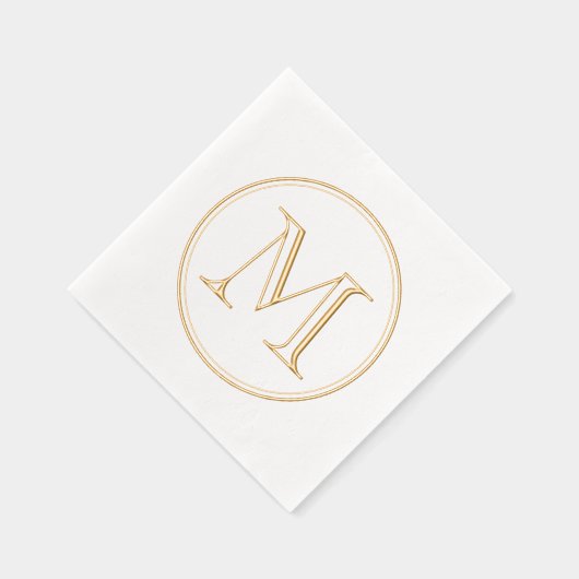 Monogramme rond classique moderne (Droite)