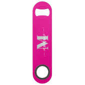 Monogramme rose blanc argent personnel (Devant)