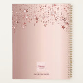 monogramme rose brillant étoile rose (Dos)