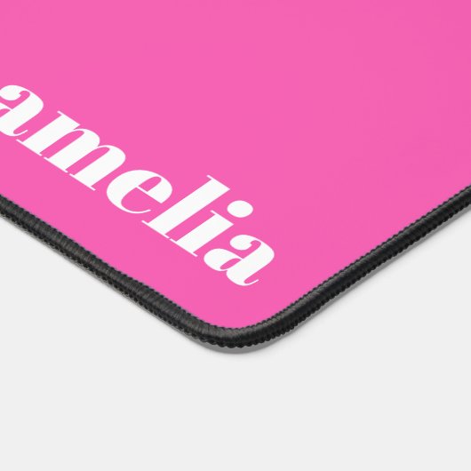 Monogramme rose chaud (Coin)