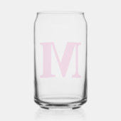 Monogramme rose chaud Initiales Nom Cadeau personn (Verso)