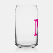 Monogramme rose chaud Initiales Nom Cadeau personn (Droite)