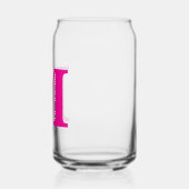 Monogramme rose chaud Initiales Nom Cadeau personn (Gauche)