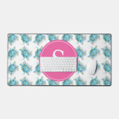 Monogramme rose de tortue de mer (Clavier et souris)