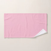 Monogramme rose et noir (Serviette à main)