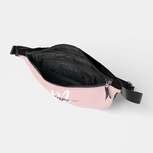 Monogramme rose mignon Nom de la fille Script (Ouvrir)