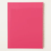 Monogramme rose minimaliste (Dos)