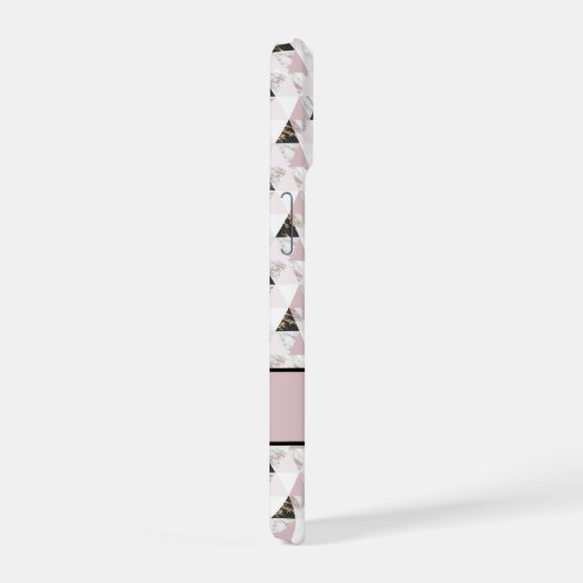 Monogramme rose or noir Marque blanc (Côté droit)