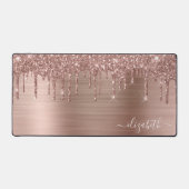 Monogramme rose Parties scintillant or (Recto)