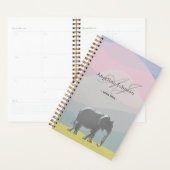 Monogramme Rose Pastel (Devant avec enveloppe)