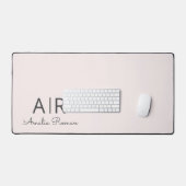 Monogramme rose personnalisé (Clavier et souris)