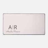 Monogramme rose personnalisé (Recto)