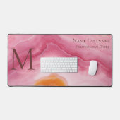 Monogramme rose rose (Clavier et souris)