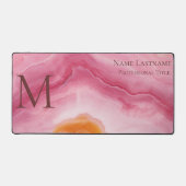 Monogramme rose rose (Recto)