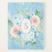 Monogramme rose rustique Floral Shabby Chic (Dos)