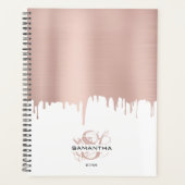 Monogramme Rose tendance Pink Gold (Devant)
