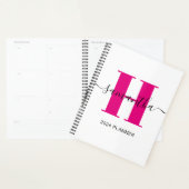 Monogramme rose vif féminin (Devant avec enveloppe)