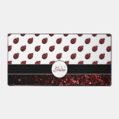 Monogramme rouge foncé coccinelle faux parties sci (Recto)
