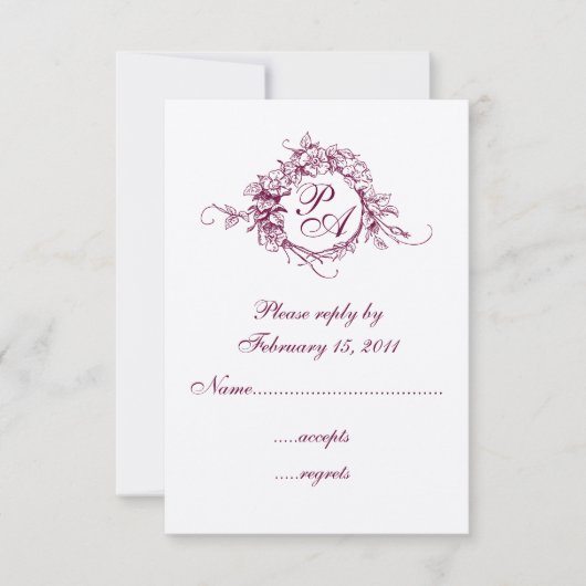 Monogramme RSVP (Devant)