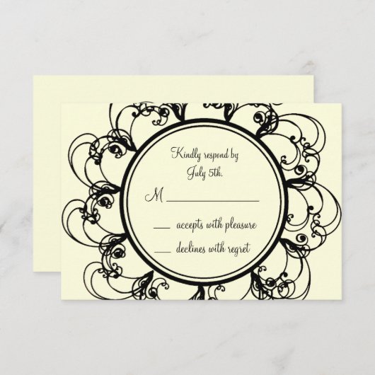 Monogramme RSVP (blanc cassé) (Devant / Derrière)