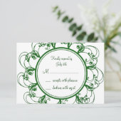 Monogramme RSVP (vert) (Debout devant)