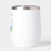 Monogramme ruban Rose Bleue (Arrière)