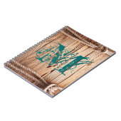 Monogramme rustique en bois du pays Livre initial (Côté gauche)