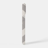 Monogramme rustique gris X Chevron (Côté droit)