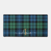 Monogramme rustique Plaid Classic Campbell Tartan (Recto)