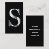 Monogramme S cartes de visite (Devant / Derrière)