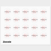 Monogramme S Enregistrer le sticker Mariage de dat (Feuille)