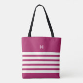 Monogramme | Sac fourre-tout Berry Chic Stripes (Dos)