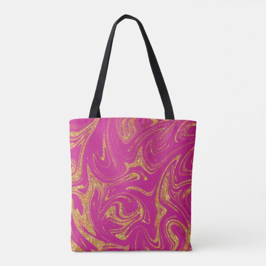 Monogramme Sac fourre-tout or Parties scintillant  (Dos)