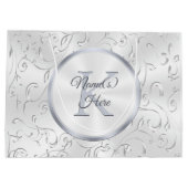 Monogramme, Sacs cadeaux Mariages personnalisés, 4 (Dos)