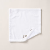Monogramme Saint Bernard Chien Design (Gant de toilette)