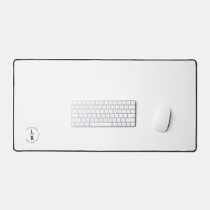 Monogramme, salon, blanc minimaliste