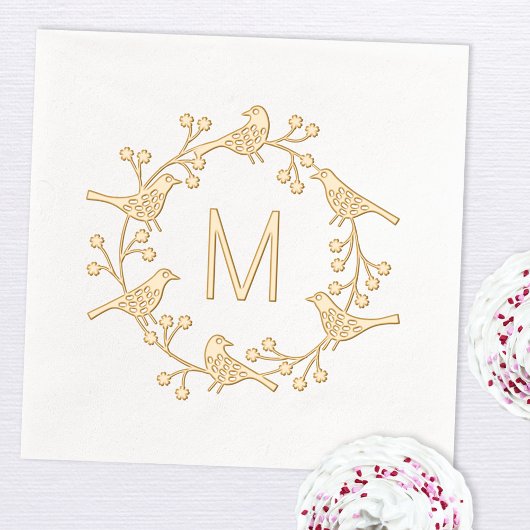 Monogramme scandinave moderne couronne initiale d'