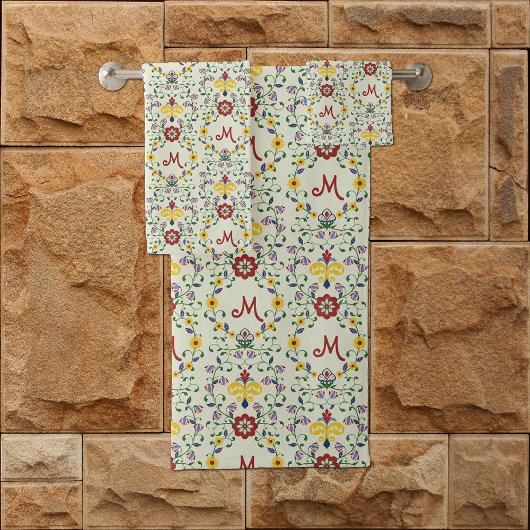 Monogramme scandinave Motif scandinave de roupie n