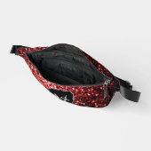 Monogramme scintillant de faux strass rouge (Ouvrir)