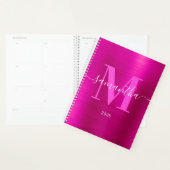Monogramme Signature Rose Métallic 2025 (Devant avec enveloppe)
