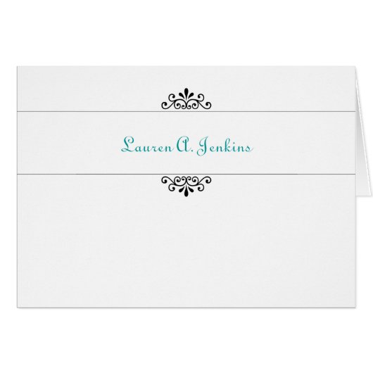 Monogramme simple (Devant Horizontal)