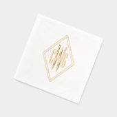 Monogramme simple à 3 lettres initiales #5 cadre d (Gauche)