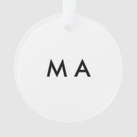Monogramme simple ajoutez votre lettre de nom homm